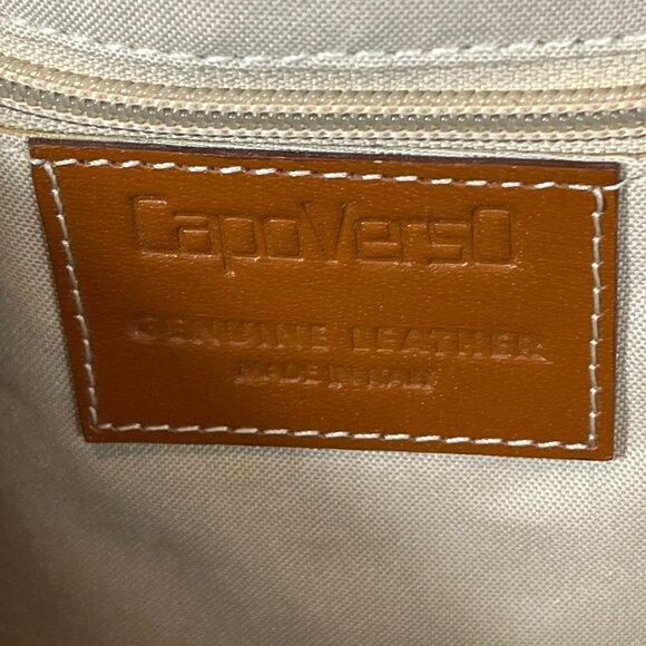 CAPO VERSO Floral Suede Shoulder Quality Bag made in Italy - Picture 3 of 7